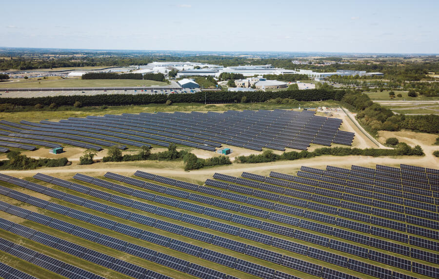 Solar to supply a third of energy at JLR HQ